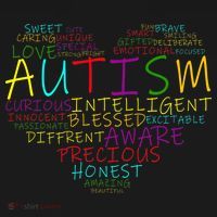 Autism Awareness Heart Words Of Love Women's Hoodie thumb 2
