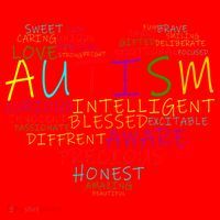 Autism Awareness Heart Words Of Love Santa Hat thumb 1