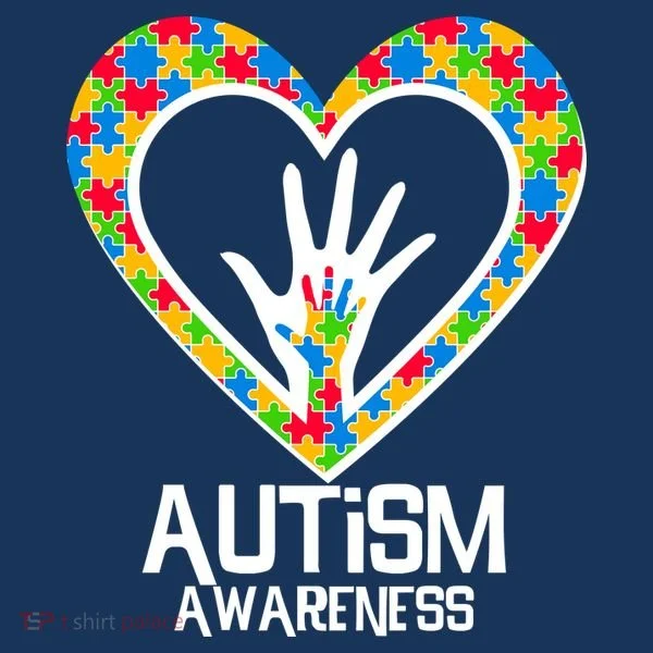 Autism Awareness Holding Hands Heart Puzzle Women's Hoodie