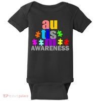 Autism Awareness Logo Baby Bodysuit thumb 0
