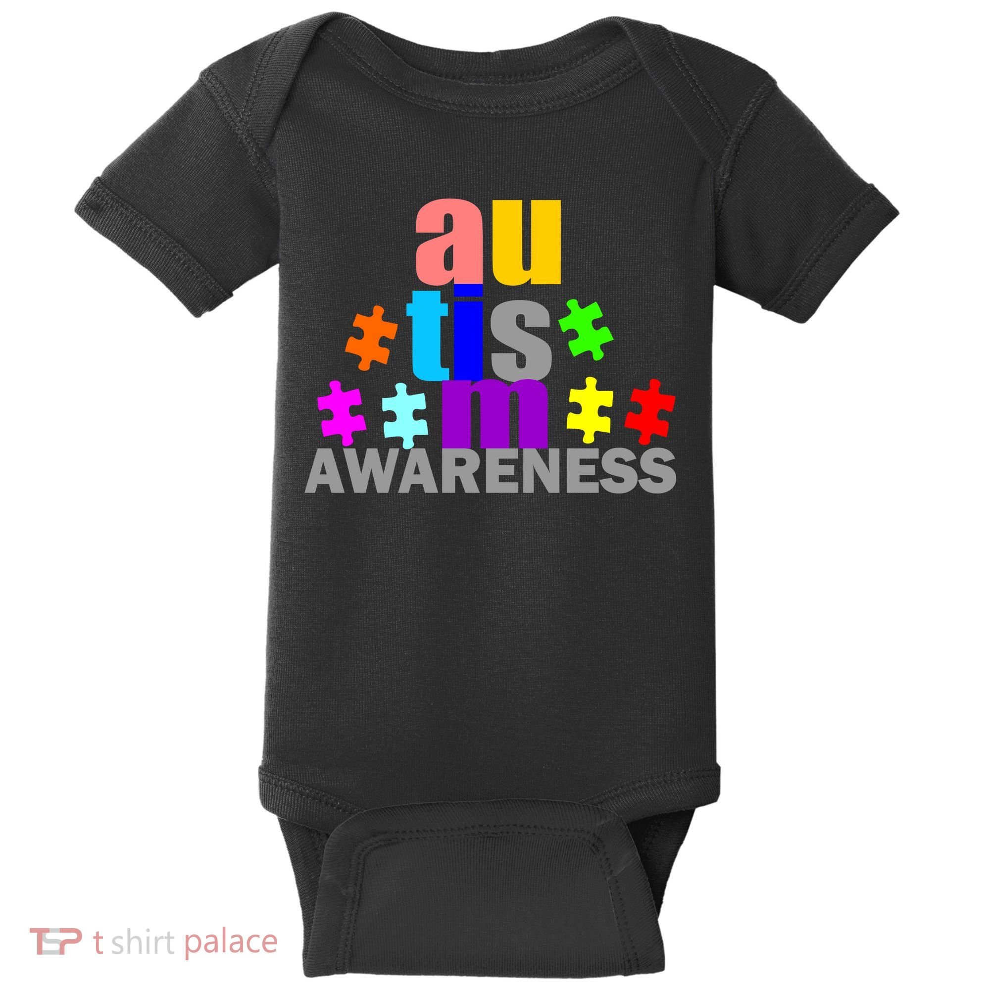 Autism Awareness Logo Baby Bodysuit
