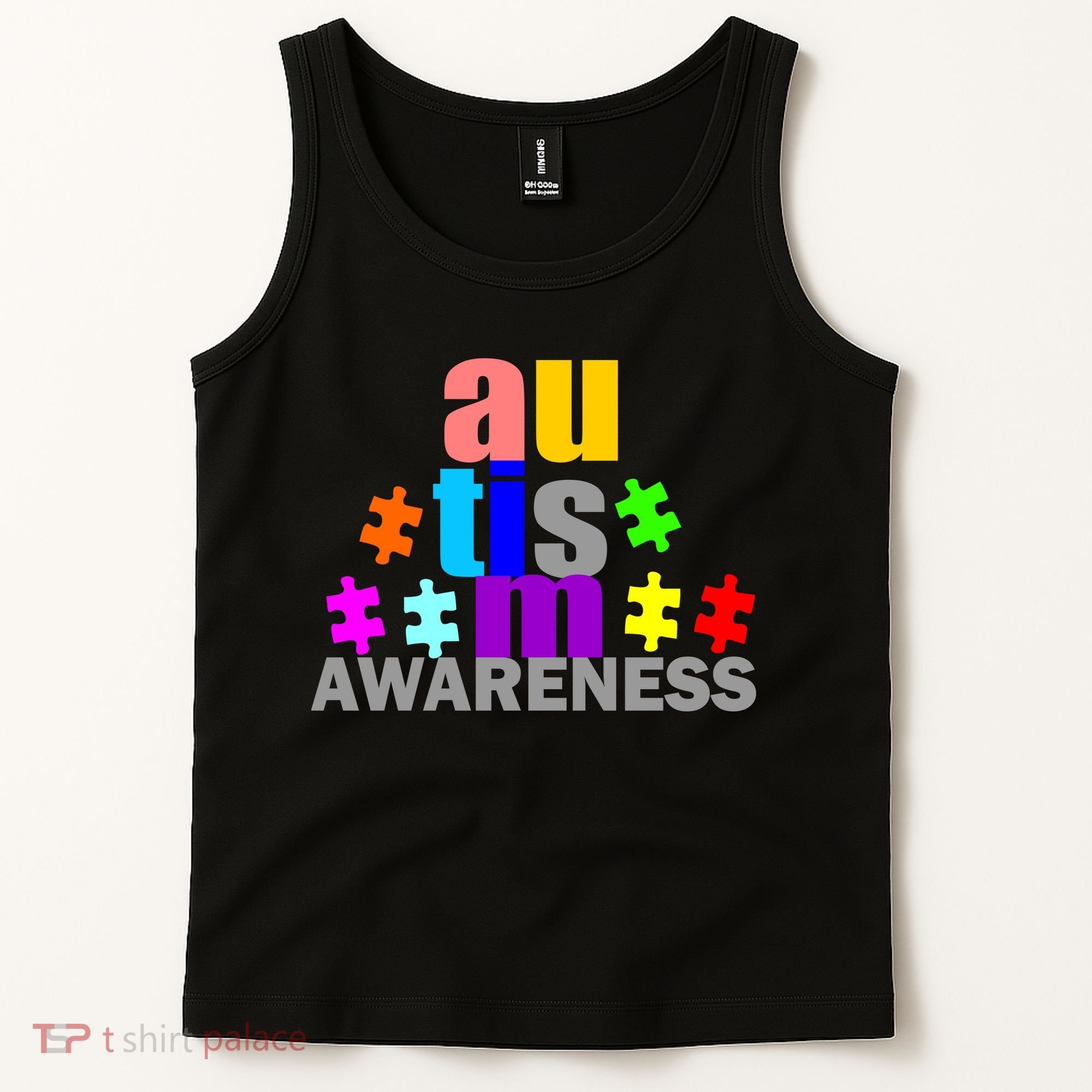 Autism Awareness Logo Tank Top