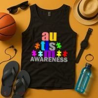 Autism Awareness Logo Tank Top thumb 4