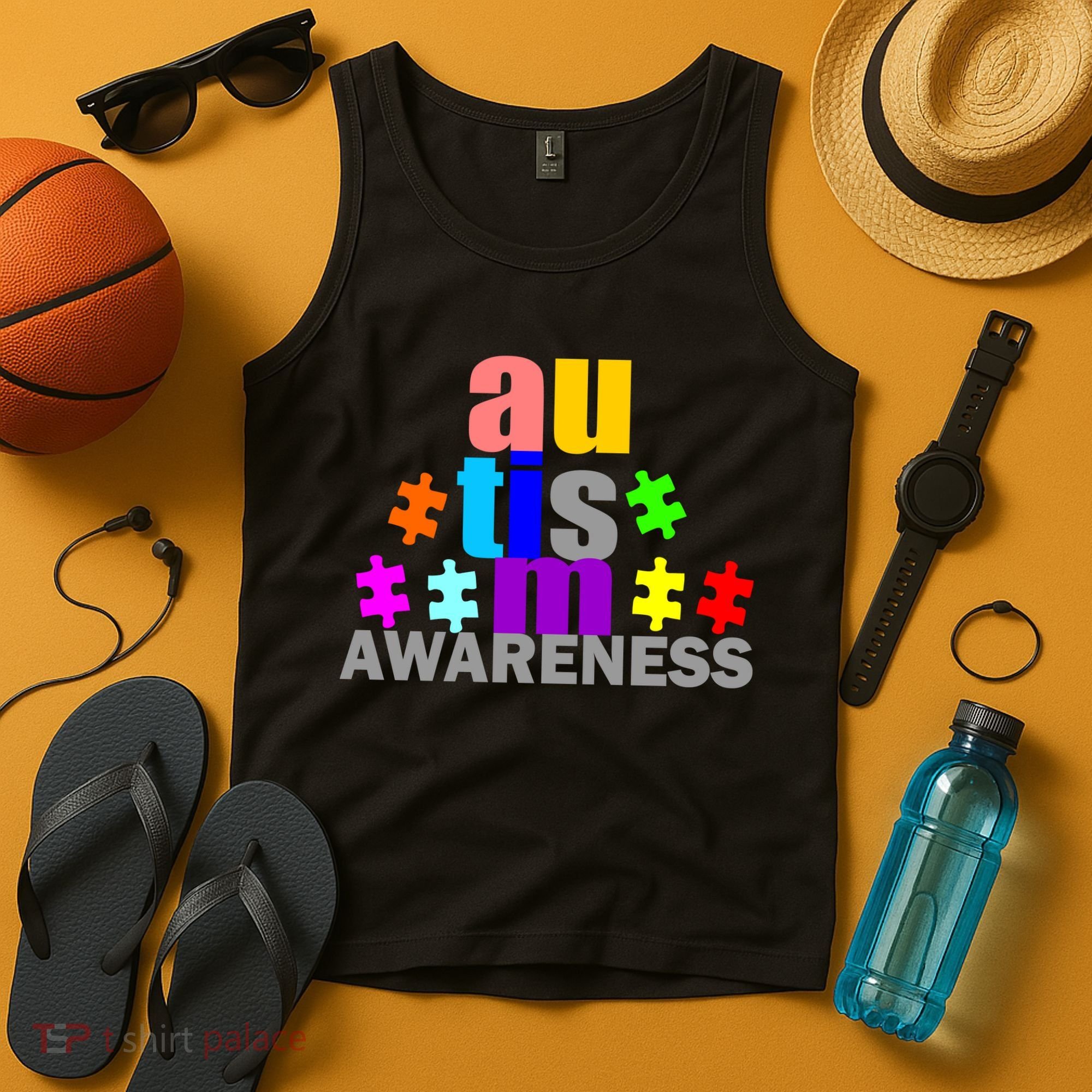 Autism Awareness Logo Tank Top