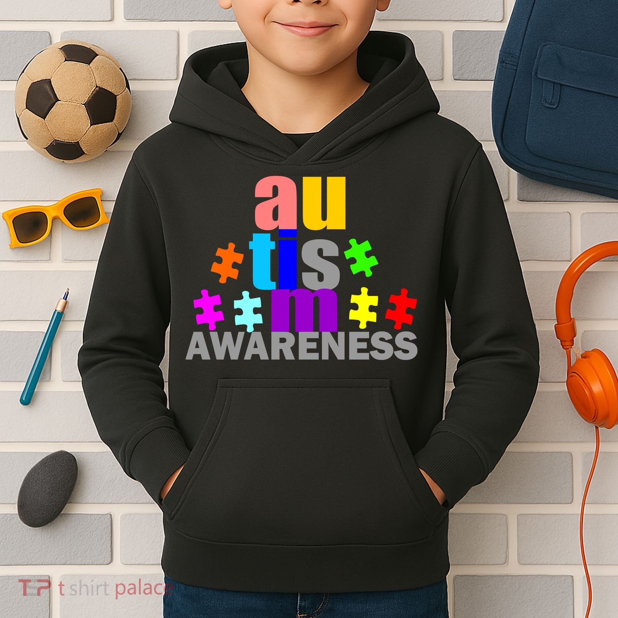 Autism Awareness Logo Kids Hoodie