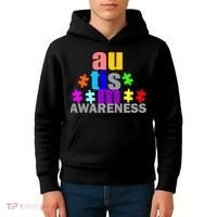 Autism Awareness Logo Kids Hoodie thumb 4