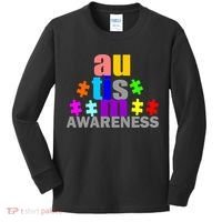 Autism Awareness Logo Kids Long Sleeve Shirt thumb 0
