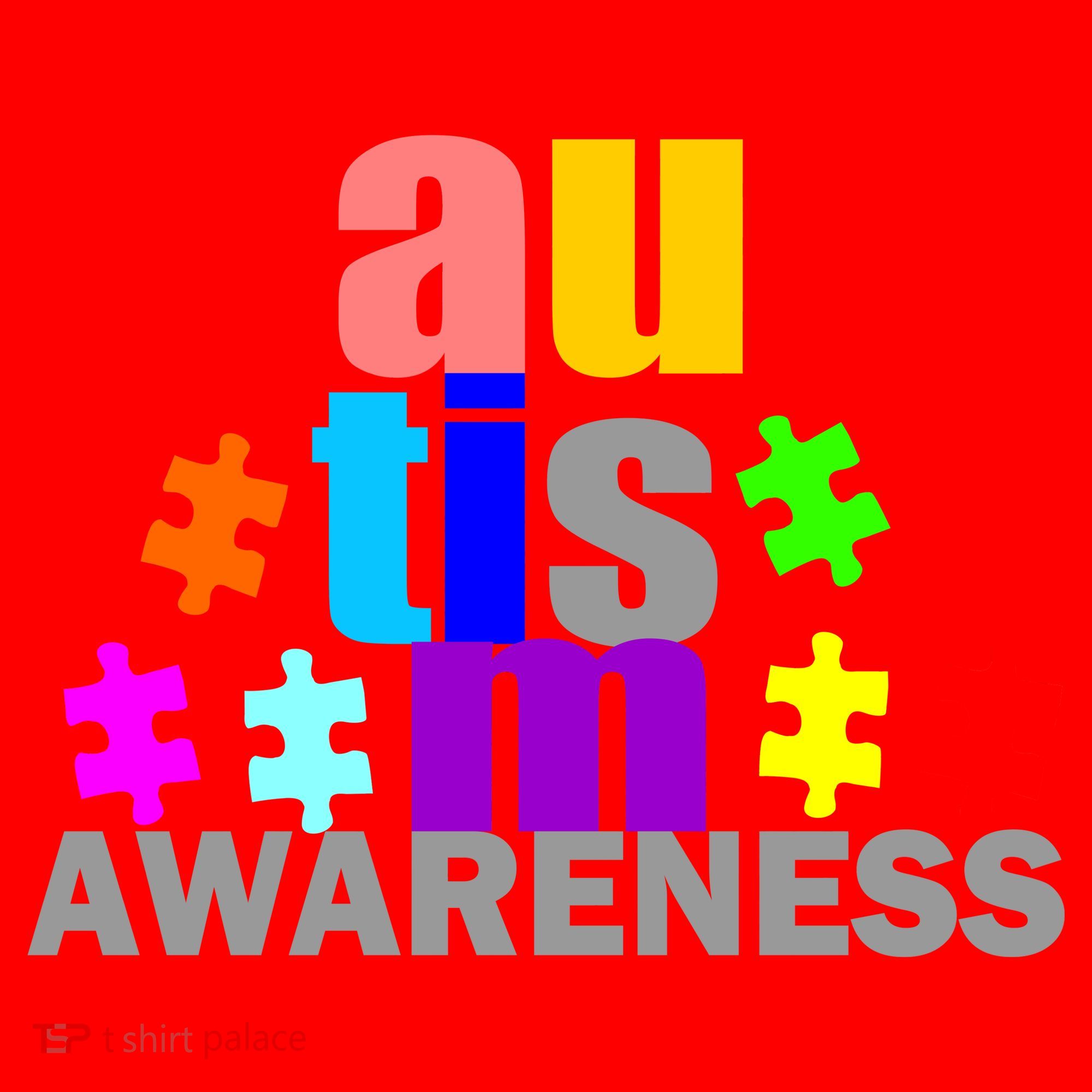 Autism Awareness Logo Santa Hat