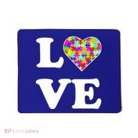 Autism Awareness Love Heart Puzzle Pieces Mousepad thumb 0
