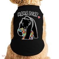 Autism Awareness Moma Bear Doggie Tank thumb 0