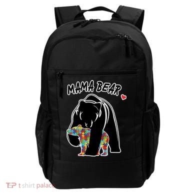 Autism Awareness Moma Bear Backpack