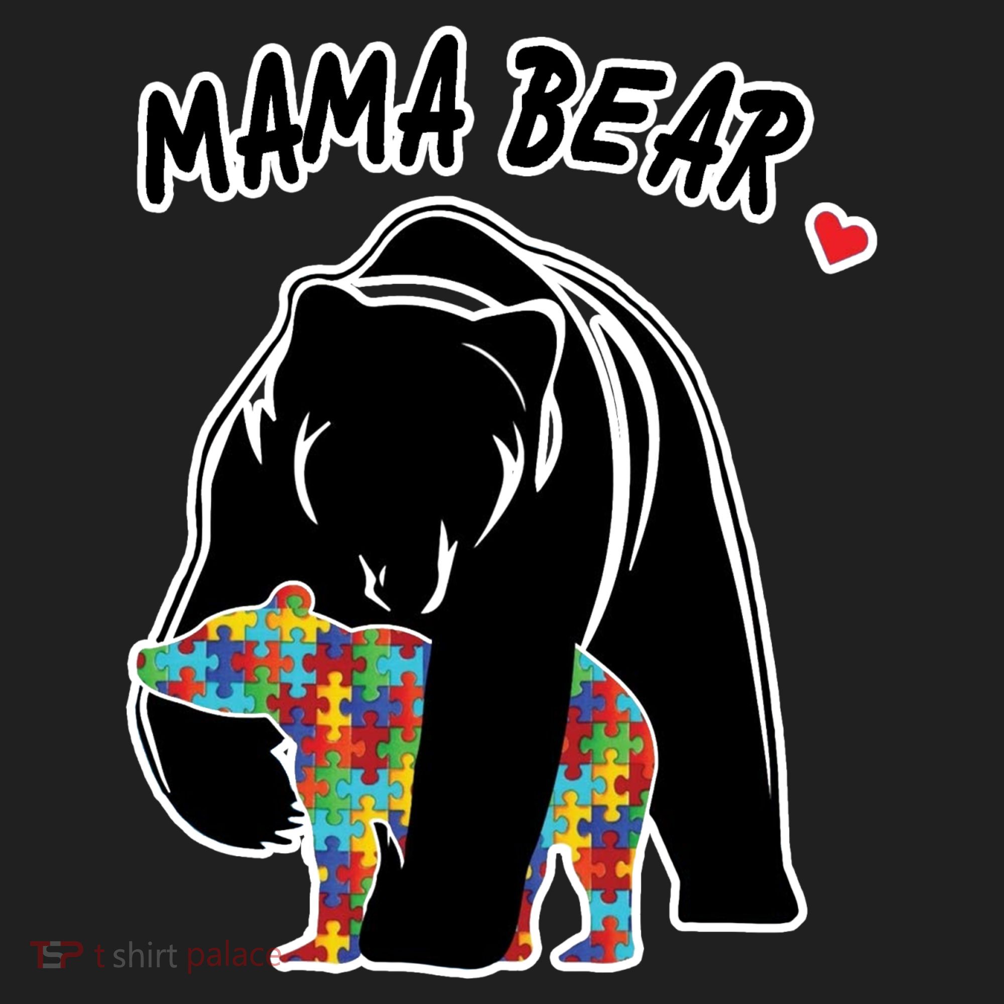 Autism Awareness Moma Bear Beanie