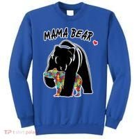 Autism Awareness Moma Bear Sweatshirt thumb 0