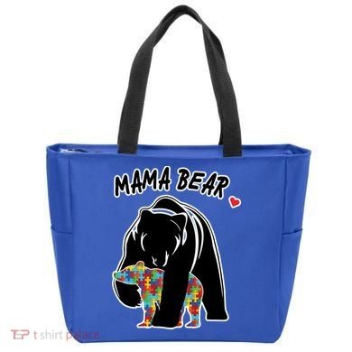 Autism Awareness Moma Bear Tote Bag
