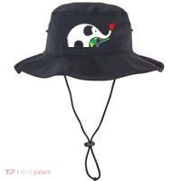 Autism Awareness Mother Baby Elephant  Bucket Hat thumb 0