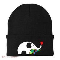 Autism Awareness Mother Baby Elephant  Beanie thumb 0
