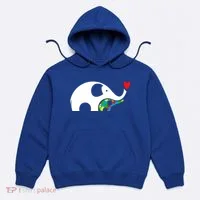 Autism Awareness Mother Baby Elephant  Hoodie thumb 0