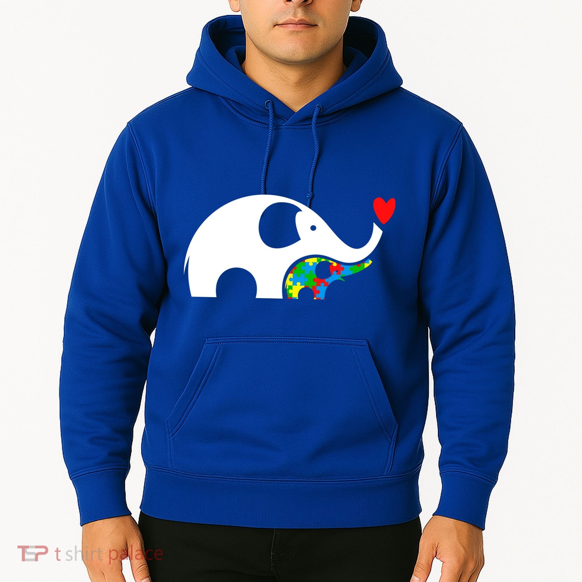 Autism Awareness Mother Baby Elephant  Hoodie