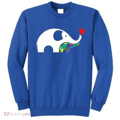 Autism Awareness Mother Baby Elephant  Sweatshirt