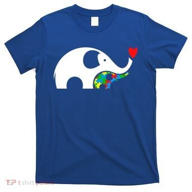 Autism Awareness Mother Baby Elephant  T-Shirt