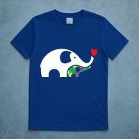 Autism Awareness Mother Baby Elephant  T-Shirt thumb 5