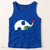 Autism Awareness Mother Baby Elephant  Tank Top thumb 2
