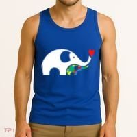Autism Awareness Mother Baby Elephant  Tank Top thumb 3