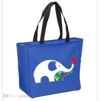 Autism Awareness Mother Baby Elephant  Tote Bag thumb 2