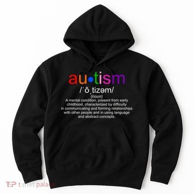 Autism Awareness Noun Definition Hoodie
