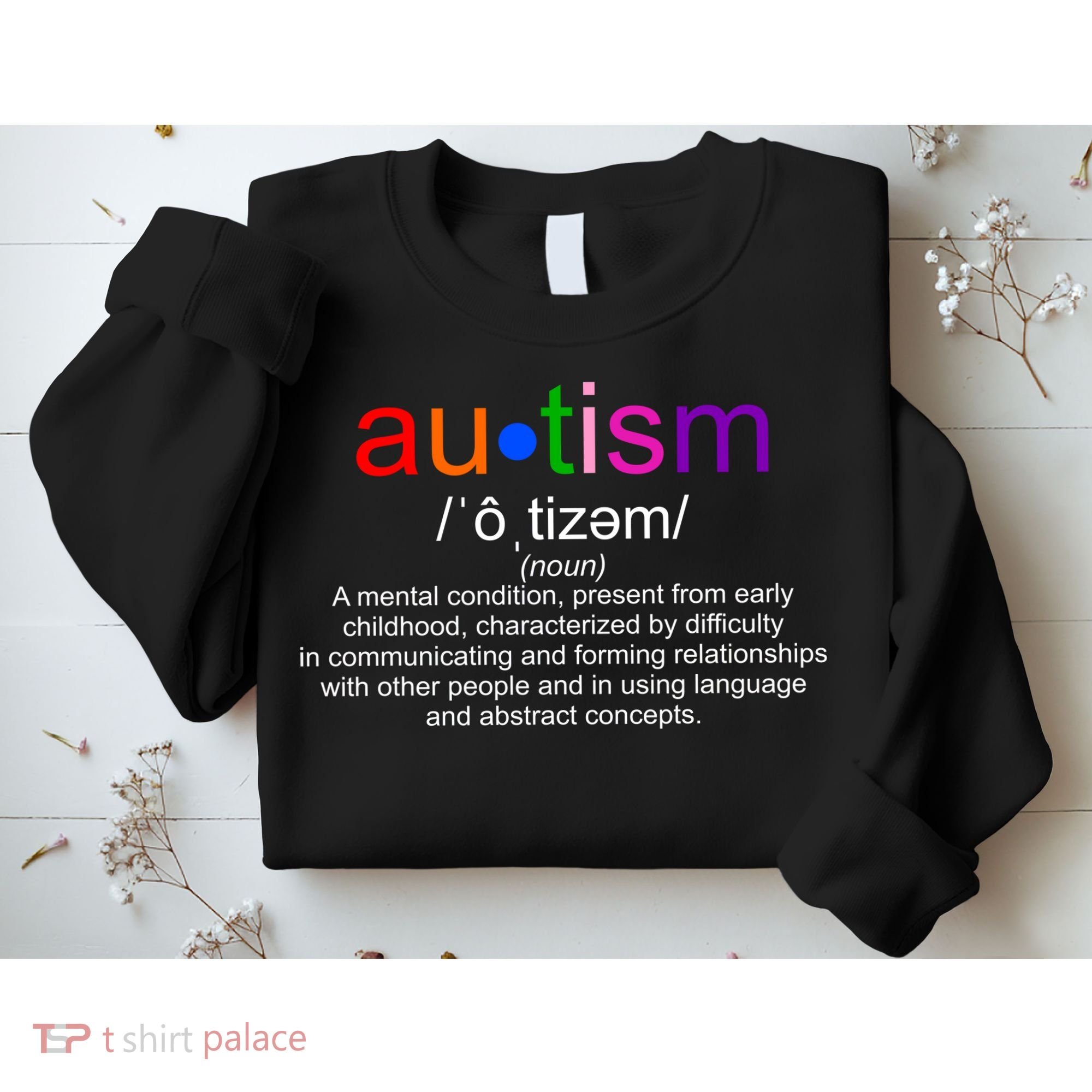 Autism Awareness Noun Definition Sweatshirt