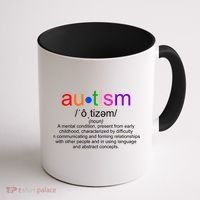 Autism Awareness Noun Definition Coffee Mug thumb 1