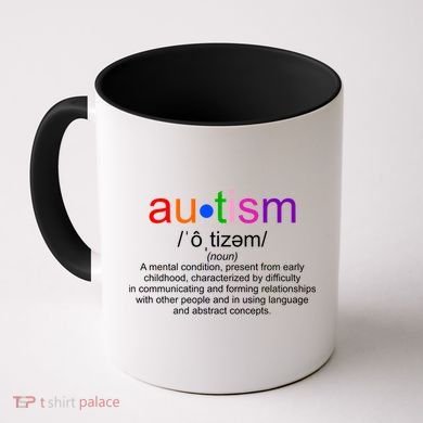 Autism Awareness Noun Definition Coffee Mug