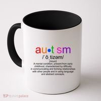 Autism Awareness Noun Definition Coffee Mug thumb 0