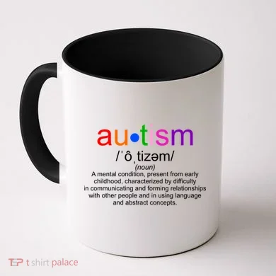 Autism Awareness Noun Definition Coffee Mug