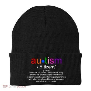 Autism Awareness Noun Definition Beanie