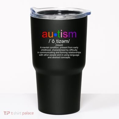 Autism Awareness Noun Definition Tumbler