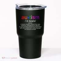 Autism Awareness Noun Definition Tumbler thumb 0