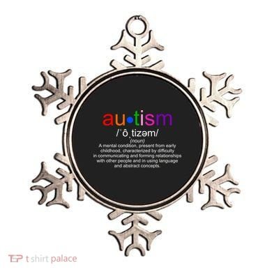 Autism Awareness Noun Definition Ornament