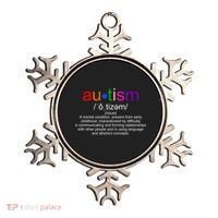 Autism Awareness Noun Definition Ornament thumb 0