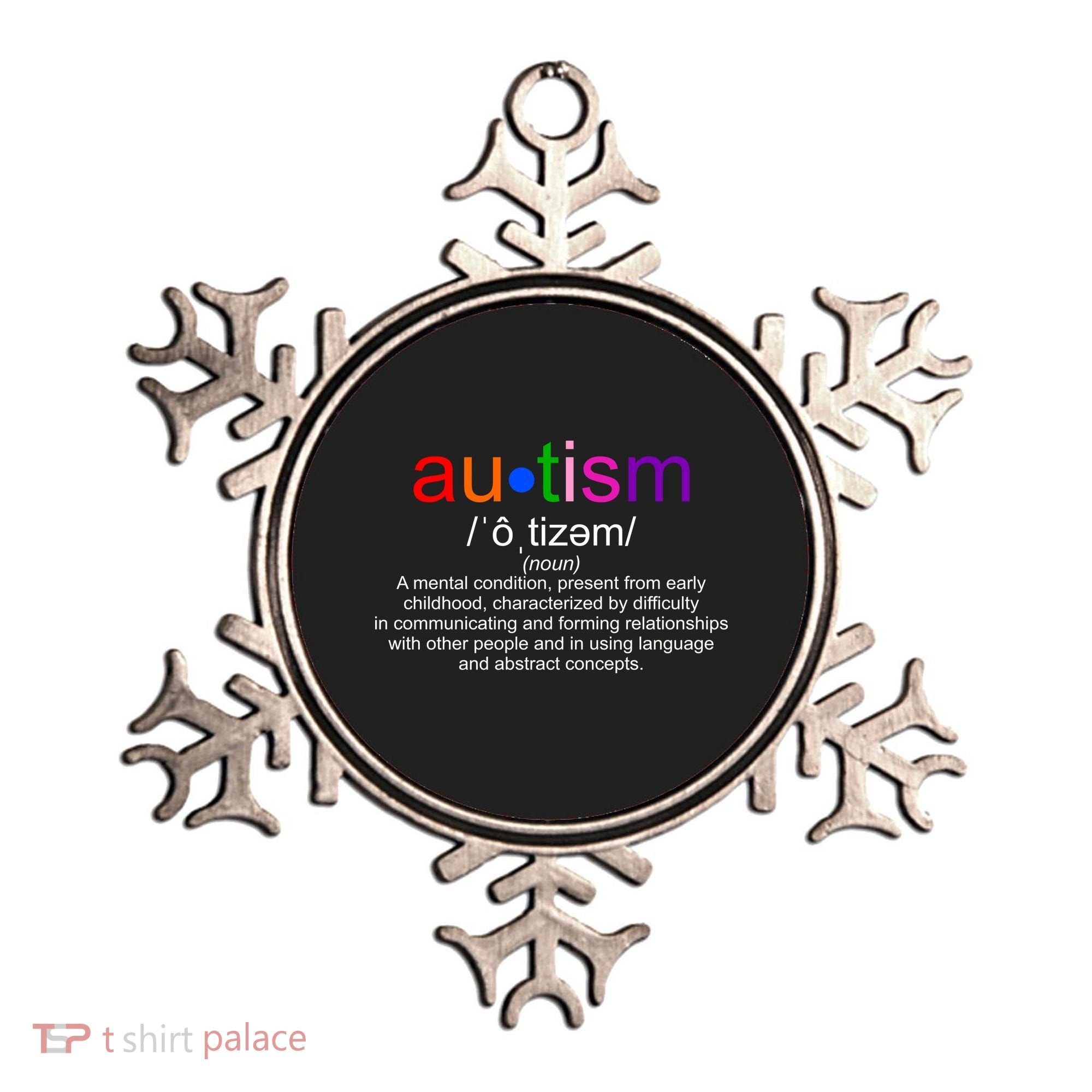 Autism Awareness Noun Definition Ornament