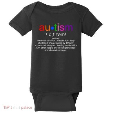 Autism Awareness Noun Definition Baby Bodysuit
