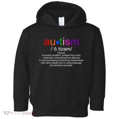 Autism Awareness Noun Definition Toddler Hoodie