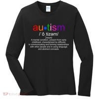 Autism Awareness Noun Definition Women's Long Sleeve Shirt thumb 0