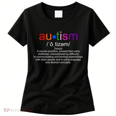 Autism Awareness Noun Definition Women's T-Shirt
