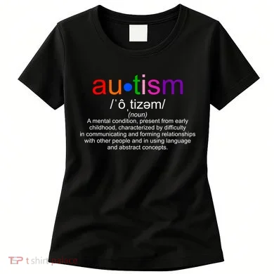 Autism Awareness Noun Definition Women's T-Shirt