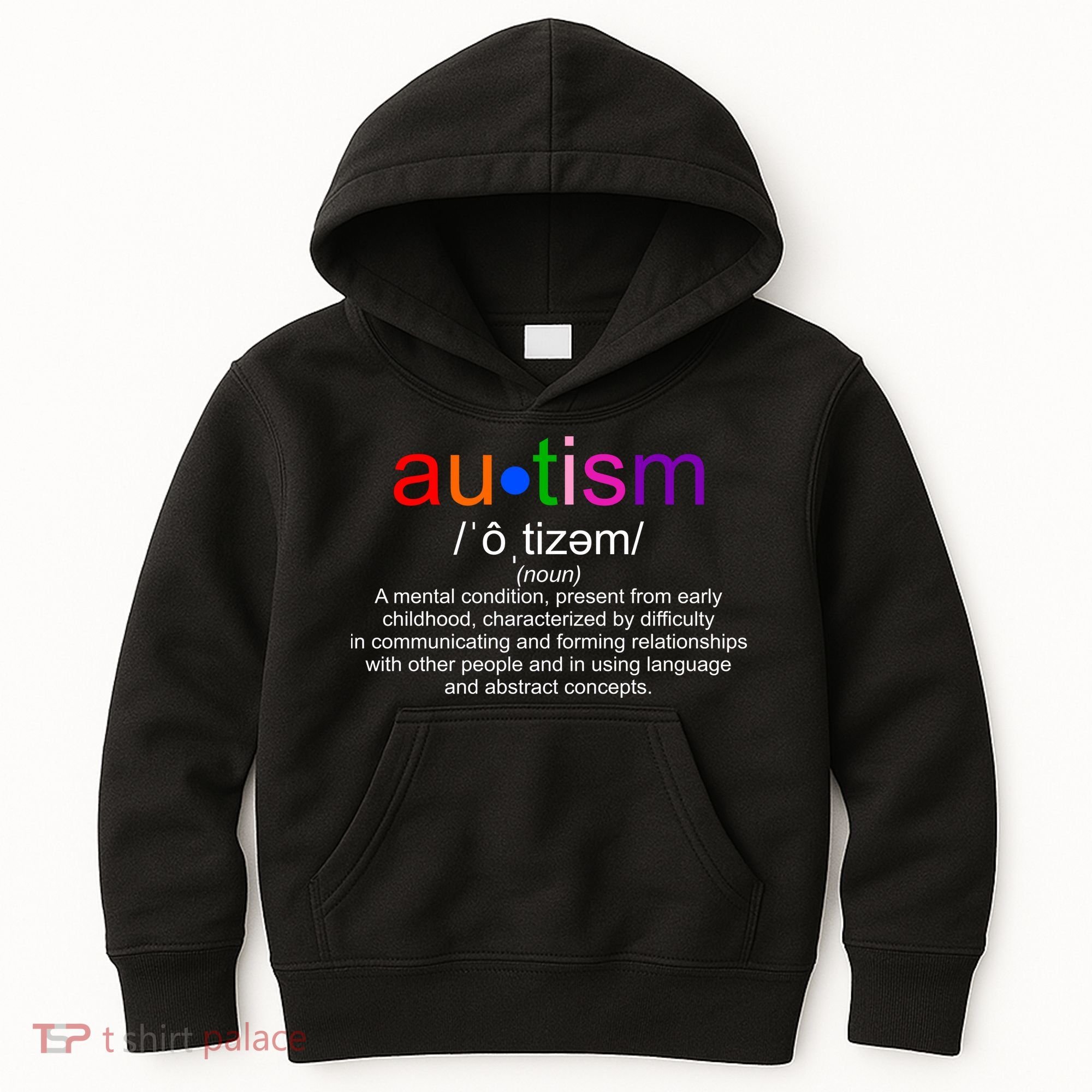 Autism Awareness Noun Definition Kids Hoodie