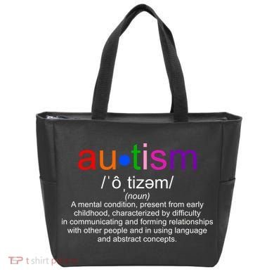 Autism Awareness Noun Definition Tote Bag