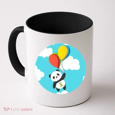 Autism Awareness Panda Bear Coffee Mug