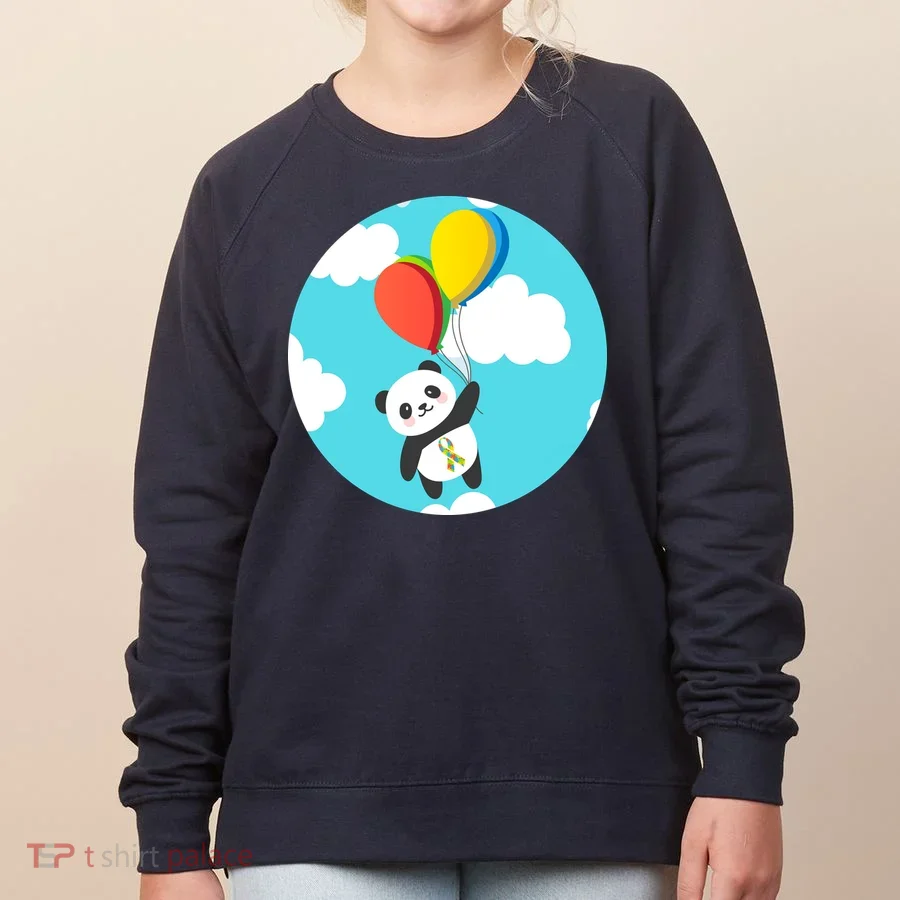Autism Awareness Panda Bear Women's Sweatshirt