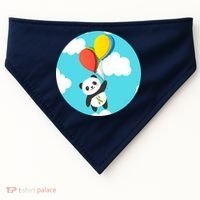 Autism Awareness Panda Bear USA-Made Doggie Bandana thumb 0